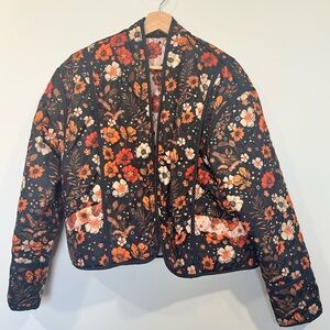 Simply Southern Reversible Floral Quilted Women's Jacket